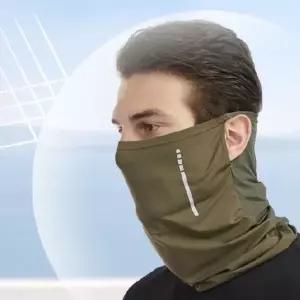 [하프클럽/]3색 1개 귀걸이 아이스 원단 마스크 얼굴가리개 스카