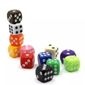 (5개입) 주사위 세트 컬러/게임용/교육용/놀이용/놀이/게임/데코/학습용/행사/유치원/숫자/인테리어/파티