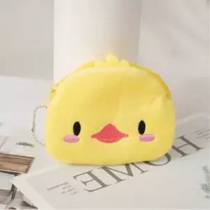 동물 인형 캐릭터 동전지갑 오리 병아리 소형 키링 지퍼 미니 파우치 지갑