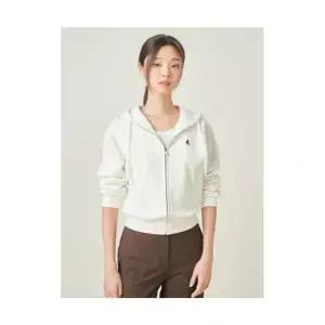 빈폴 BEANPOLE LADIES 면 혼방 후드 집업 아이보리 (BF5841C030) BF5841C030 112843