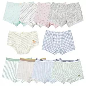 삐삐롱 26 S/S 남아 여아 키즈 봄 여름 가을 겨울 면 스판 모달 사각 드로즈 팬티