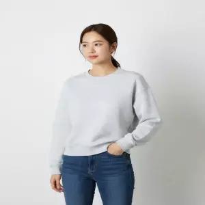 SPAO 프렌치테리 여성 라운드넥 스웨트셔츠_SPMWGA9GS1