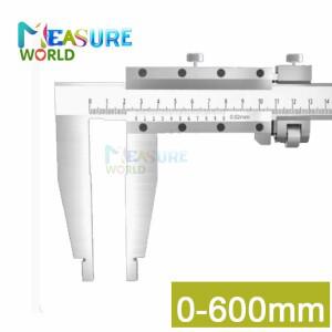 오픈 버니어 캘리퍼스 0-600mm 레이저 스테인레스 스틸 버니어 캘리퍼스 측정 마이크로미터 측정 도구 마이