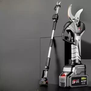 전동 전지가위 무선 나무 가지치기 40mm 정원 연결대 충전기 배터리 아답타