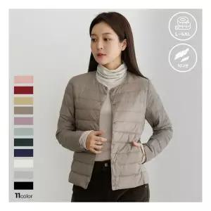 하객룩 [데드라] [빠른배송] [오리털100%] 레타오리털경량패딩 OUC6062 (~99 ze) (+11컬러)