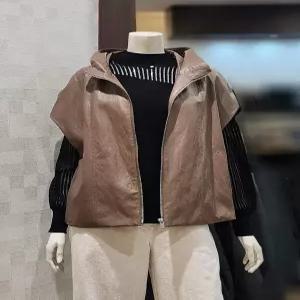 [벨라디터치][벨라디터치] V3G1VT21 페이크 레더 베스트 (P003768553)