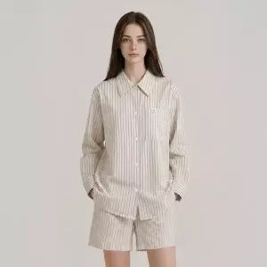 [NS홈쇼핑][오르시떼] 여성 H017 벨레 긴소매+3부팬츠 파자마 세트[35728814]