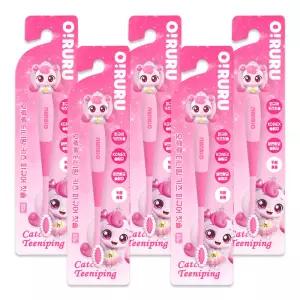 프린세스 캐치티니핑 오루루 피규어칫솔 하츄핑 5개