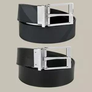 [버버리] 체크 리버시블 벨트 챠콜블랙 146709970