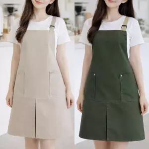 기능성 앞트임 앞치마 제작 보육교사 바리스타 신혼부부 3컬러