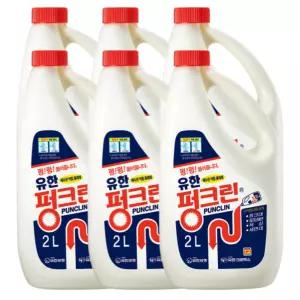 펑크린 뚫어뻥액체 배수구클리너 2L 6개