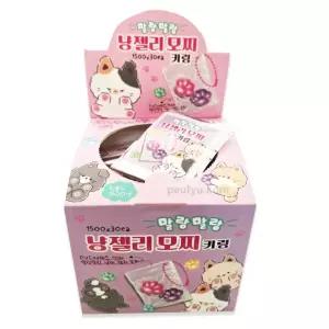 플유 말랑말랑 냥젤리 랜덤 모찌 키링 1박스 30개입 미니 고양이 발바닥 말랑이 스트레스볼 스퀴시