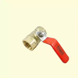 국산 신주 볼밸브 15A 1/2인치 황동 배관 자재 나사형 수동 핸들