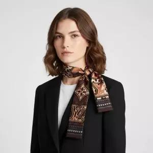 [LOUIS VUITTON]루이비통 실크 LV 월드 방도 스카프 M70853 150845550