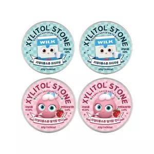 [자일리톨스톤] 브레드이발소 오리지널 60g x 2개+딸기향 60g x 2개