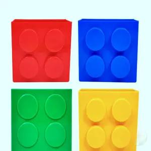 픽봄 블록모양 자석 수납함 레고 마그네틱 멀티 홀더 마스크걸이대용 현관문차키함