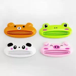 치약짜개 욕실용품 동물 캐릭터 어린이용 튜브링거 디스펜서 핸드크림 폼클렌징 짜개