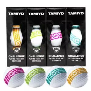 타미드 챌린지 360도 컬러퍼팅라인 2피스 골프공 12구