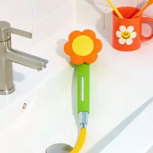 위글위글 여행용 정수 실리콘 블루밍 필터 샤워기 - OrangeGreen 192694