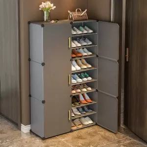 플라스틱 신발장 야외 신발 튼튼한 정리 보관함 선반