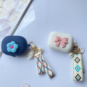 사운드피츠 에어5 프로 /H3/클립1 /C30/클리어 닷 /라이프 실리콘 케이스 T3 튤립 꽃 이어폰 커버