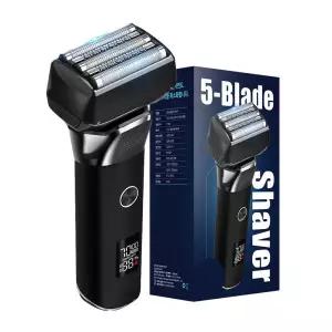 5중날 전기면도기 억센 긴수염 절삭용 C타입 충전식 건식 습식 물세척 방수 휴대용 AP7432