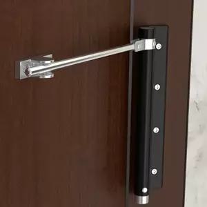 자동 닫힘 장치 슬림형 다용도 방문 현관문 도어클로저 설치형 스토퍼 용품 도구 부품