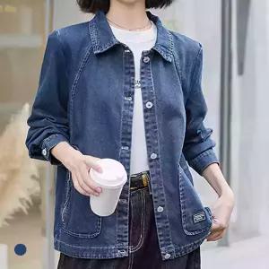 KARRA 절개포켓블루데님자켓_A6S0254