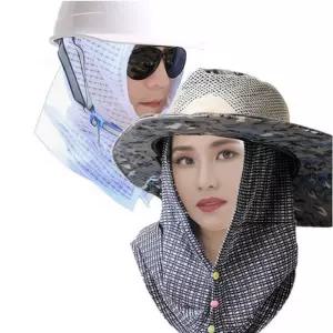 골프 후드형 얼굴 햇빛가리개 머리 두건 모자 썬가드 파크골프 햇볕 페이스커버 낚시 등산