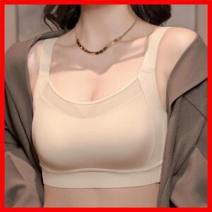 화이트 풀컵 미니마이저 브라 심리스 통기성 사이드 컨트롤 안티-사그 란제리 여름용 울트라 씬 스트랩 속