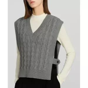 [롯데백화점]쉬즈미스 케이블 니트 베스트 SSKVTP12020