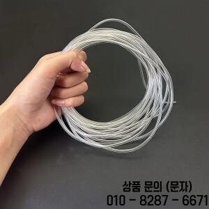 투명 모세관 PVC 호스 ID 0.5mm~3.5mm 액체 이송 배관 및 관개용 유연한 작은 직경 튜브