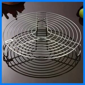 304 스테인리스 스틸 원형 찜기 랙 주방 다용도 냄비 트레이 만두 계란 그릴 스탠드 압력솥 받침대