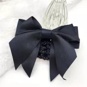 여성 더블리본 올림머리망 올림머리 승무원머리망 머리미세망 머리그물망