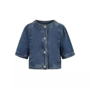 [미센스]숄더볼륨반팔 데님자켓 MB44DJM201Z_P418371797