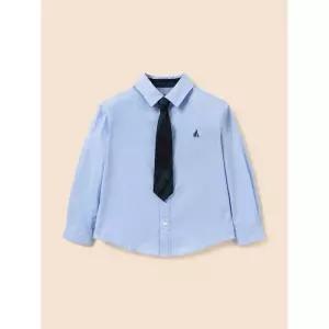 빈폴 키즈 옥스포드 셔츠  넥타이 세트 블루 BI6164UE1P 399792