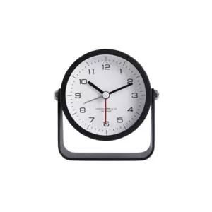 오누하임 심플 라운드 각도조절 무소음 알람시계 탁상용 시계