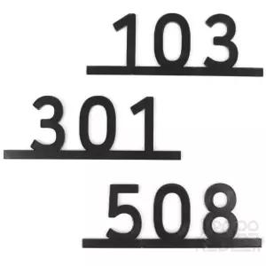 숫자호실판 1P 사무실표지판 호실스티커 입체숫자판