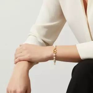 [발렌티노] 여성 브이로고 시그니처 비즈 체인 팔찌 J0G16 UXM 23R 153440387