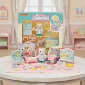 실바니안 패밀리 빌리지닥터 세트 의사선생님 동물인형 병원놀이 피규어 미니어처 소품 어린이