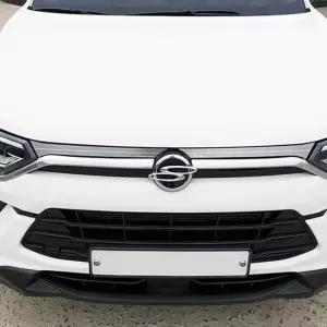 뷰티풀코란도 차량용 가니쉬 사이드 메탈 관공서 프론트 튜닝 트렁크 35W57E7B4