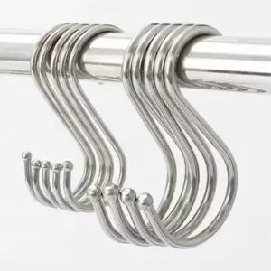 S고리 후크 걸이 스텐 S자 대형 10개 다용도 옷걸이 타공판 행거 S자후크