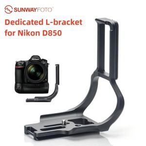 SUNWAYFOTO 전용 L 브래킷 Nikon D850 카메라용 배터리 그립 삼각대 퀵 릴리스 플레이트-PNL-D850G