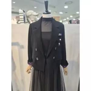 [갤러리아] (르니앤맥코이)더블 크롭 간절기 테일러드자켓(MN05JK205HJY)