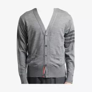 [톰브라운][Thom Browne] 톰브라운 파인 메리노 울 브이넥 가디건 MKC002B Y1014 055