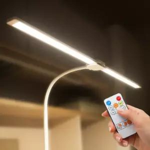 학습 공부 스탠드 70cm 프로 와이드 조명 클램프형 + 리모컨포함 아이스터디