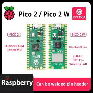 기존 Raspberry Pi Pico 2 W 솔더 핀 기본 키트 헤더 RP2350A 무선 LAN Bluetootn 5.2