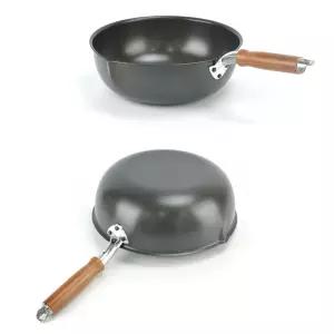 37.5x12cm 튀김팬 웍 11호 경질코팅 중국식 궁중팬