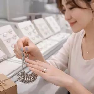 반지호수측정기 링게이지 반지 호수 측정 사이즈 커플 링 KS