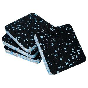 루윈트 러닝머신 매트 패드, 고무 폼 패딩, 방음, 진동 방지, 충격 흡수, 소음 감소 바닥 보호 시트, 세탁기, 운동 장비